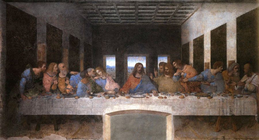 Léonard de Vinci La cène 1497.jpg